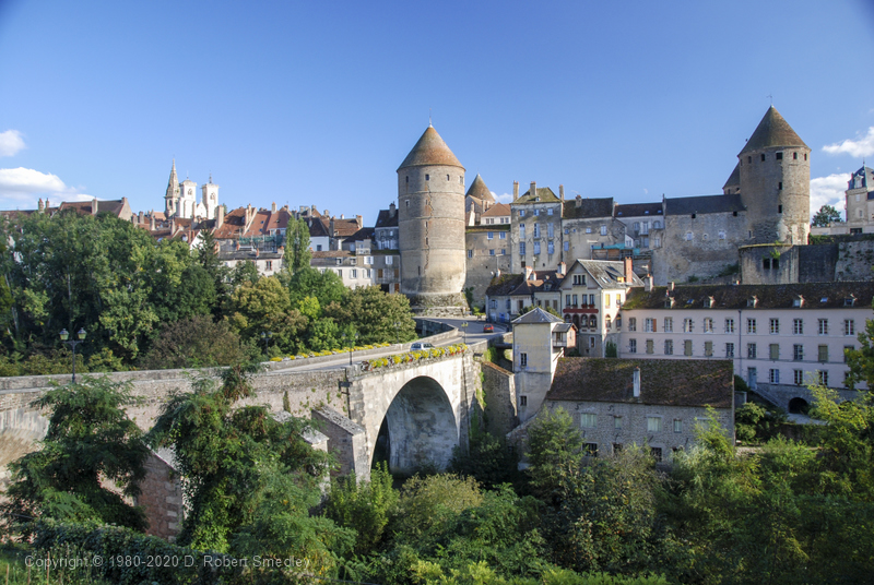 The towers of Semur-en-Auxois