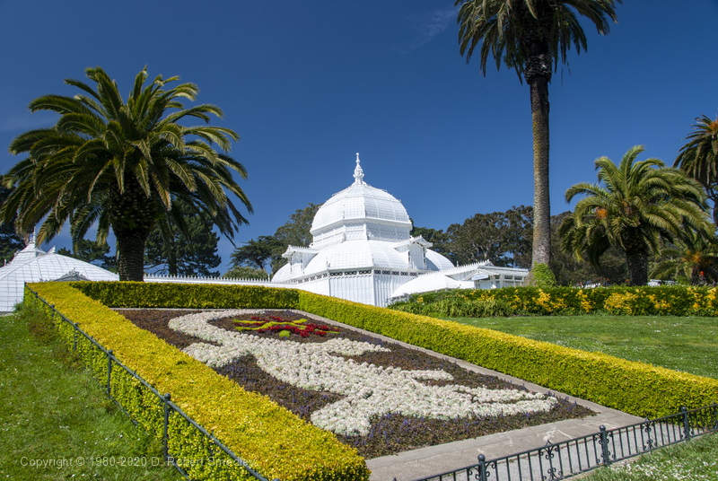 The Conservatory of Flowers (greenhouse purchased and moved from Kew Gardens in London)