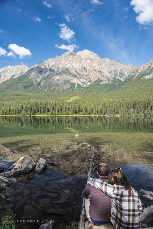 Pyramid Mt. and lake